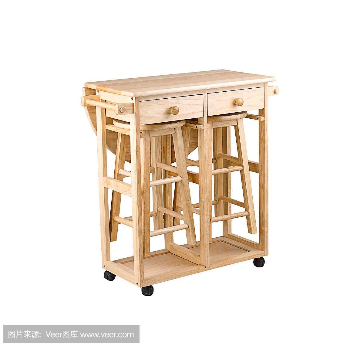 折叠和活动木桌