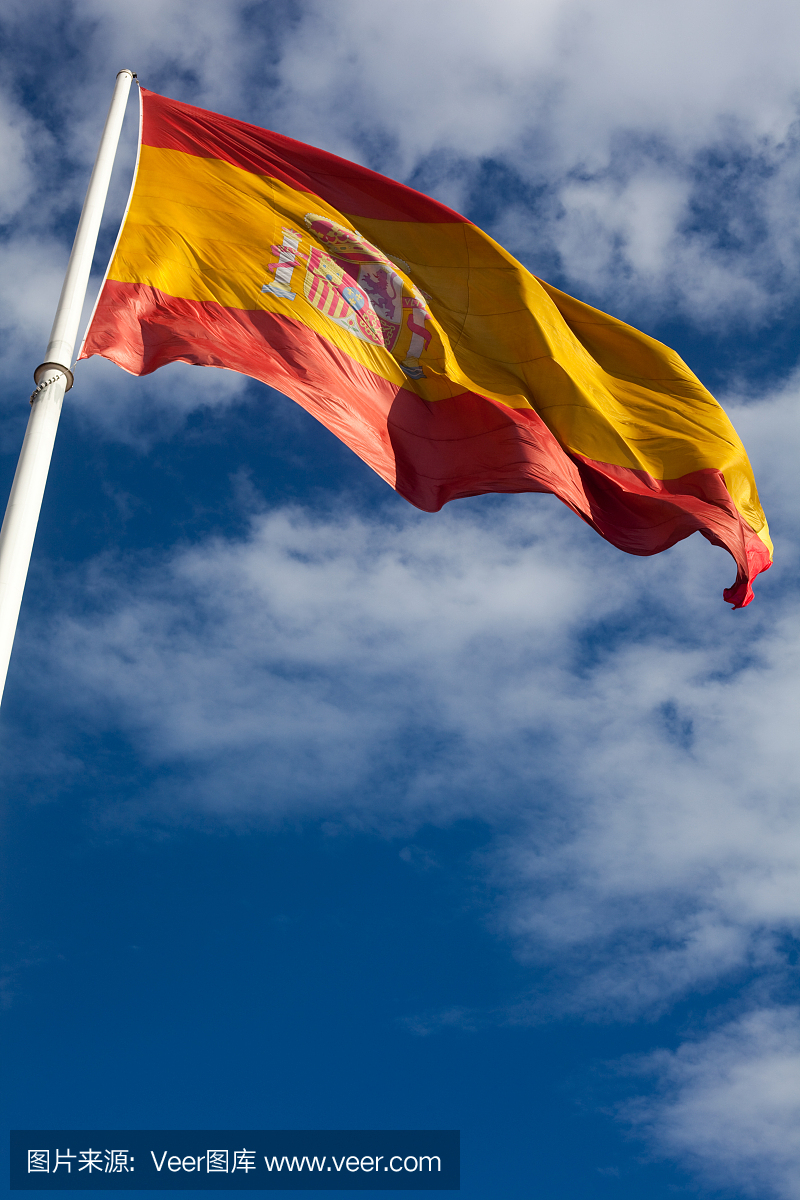 西班牙国旗垂直XXXL