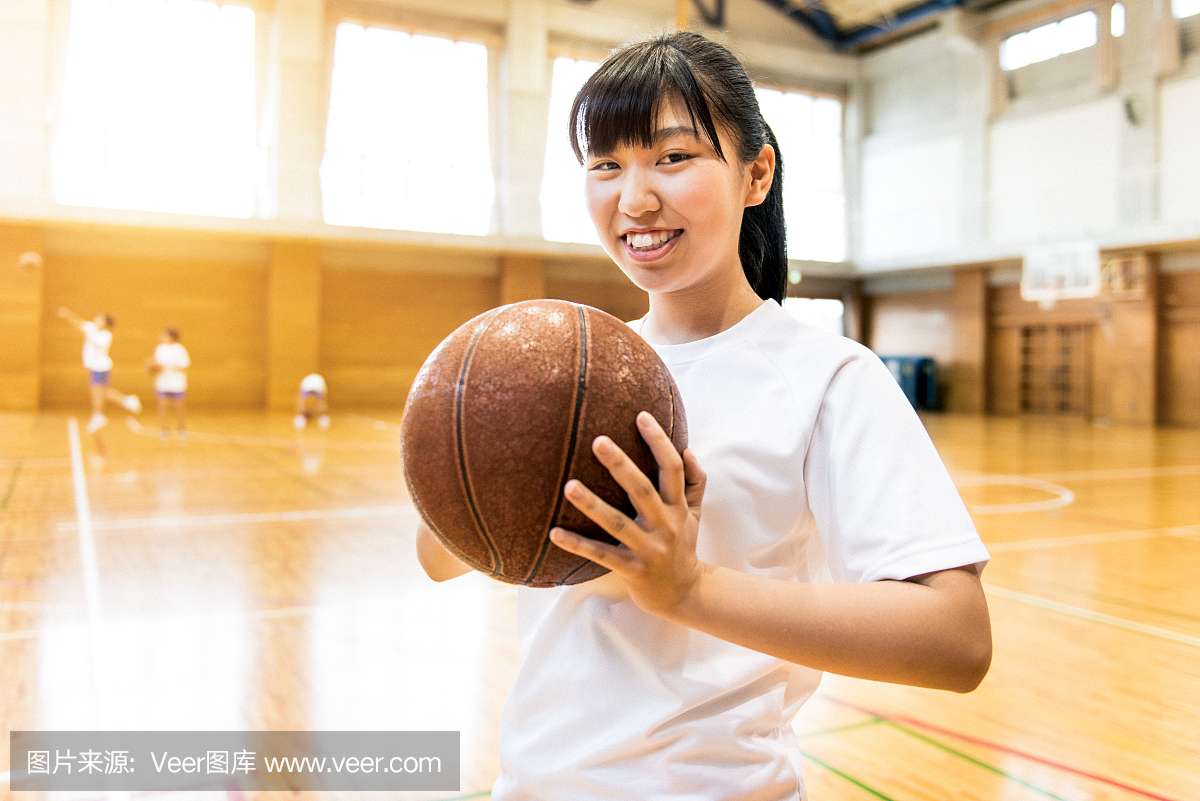 日本中学女篮球员