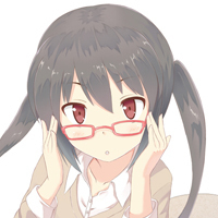 戴眼镜动漫女生头像