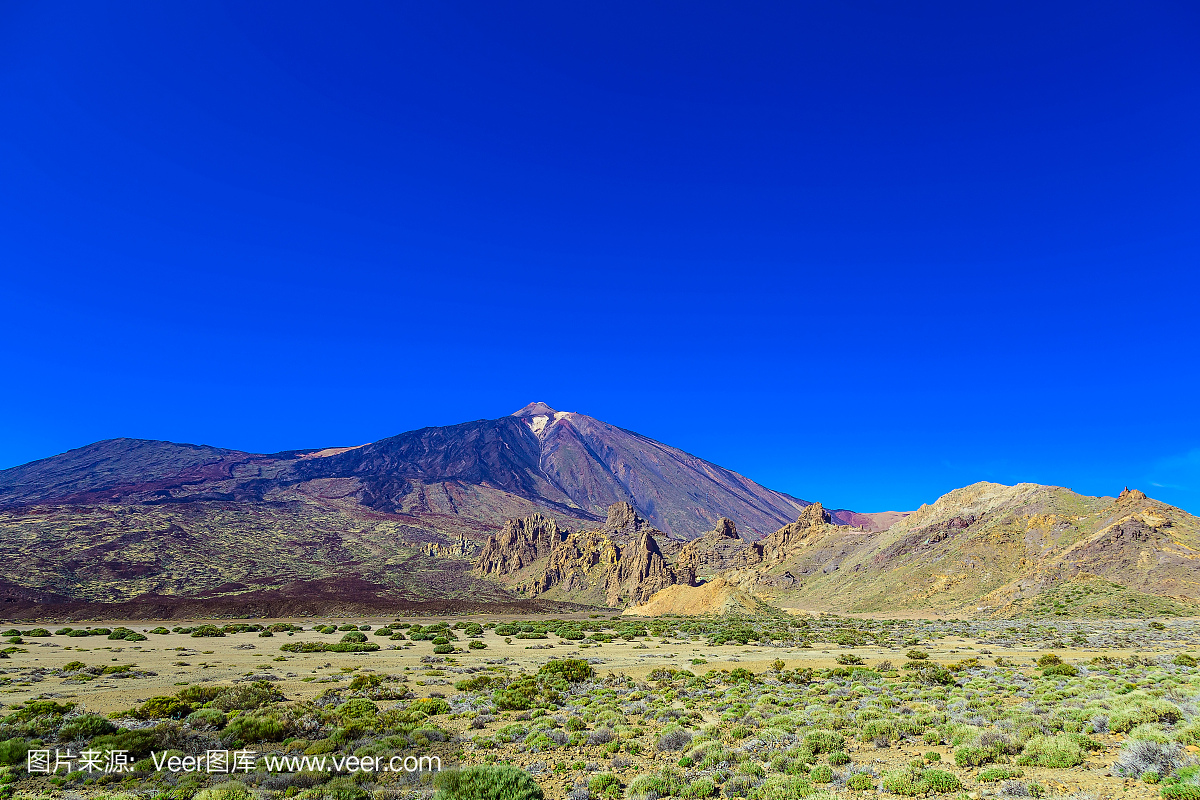 特内里费岛的Teide火山景观