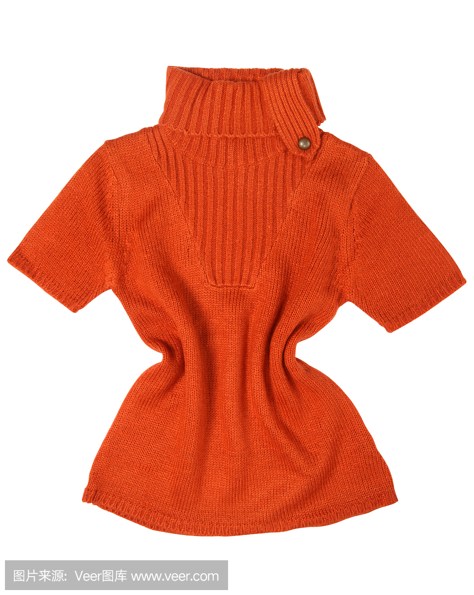 橙色毛衣