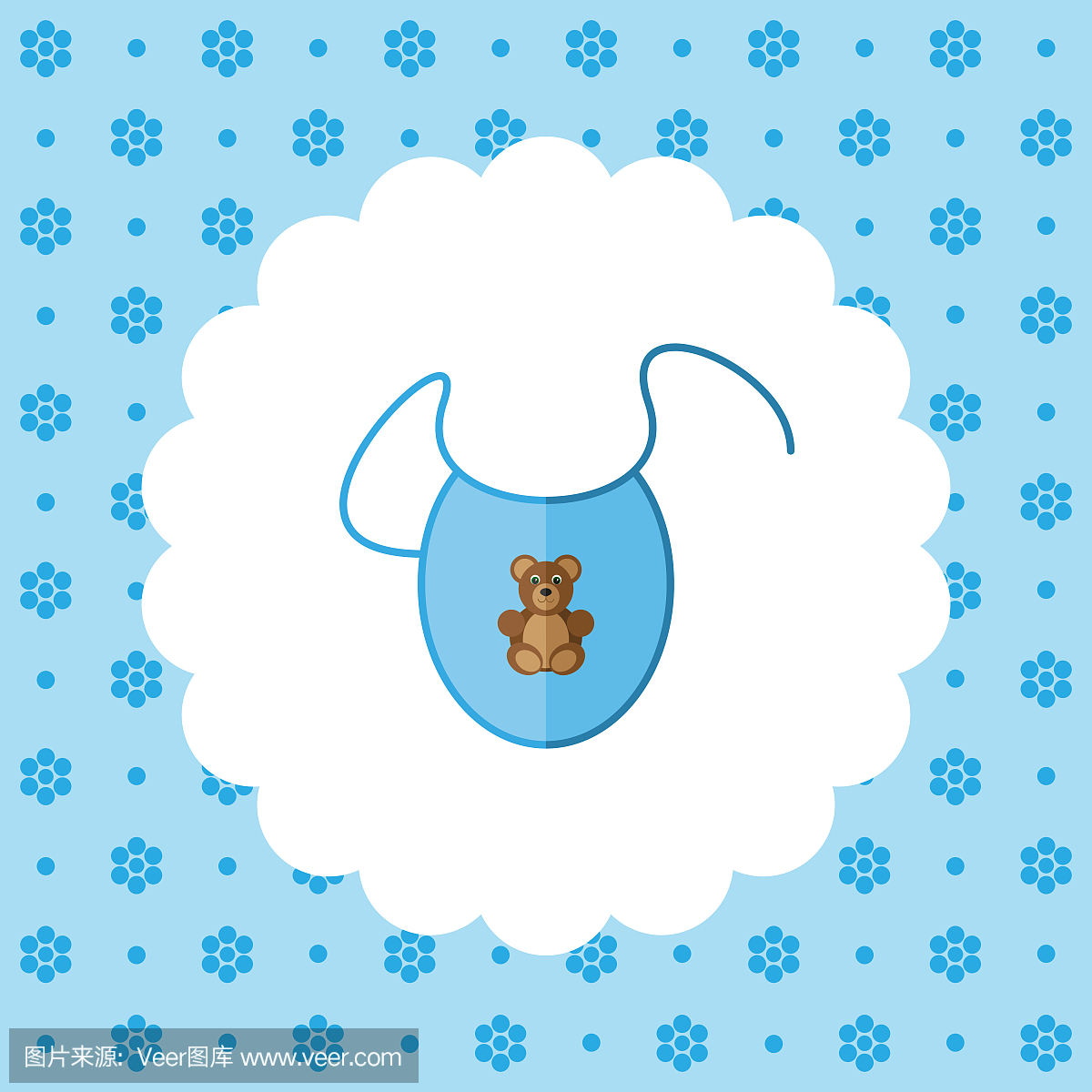 Bib. Newborn clothes.