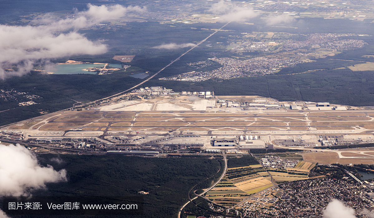 摄影,飞,法兰克福,法兰克福国际机场