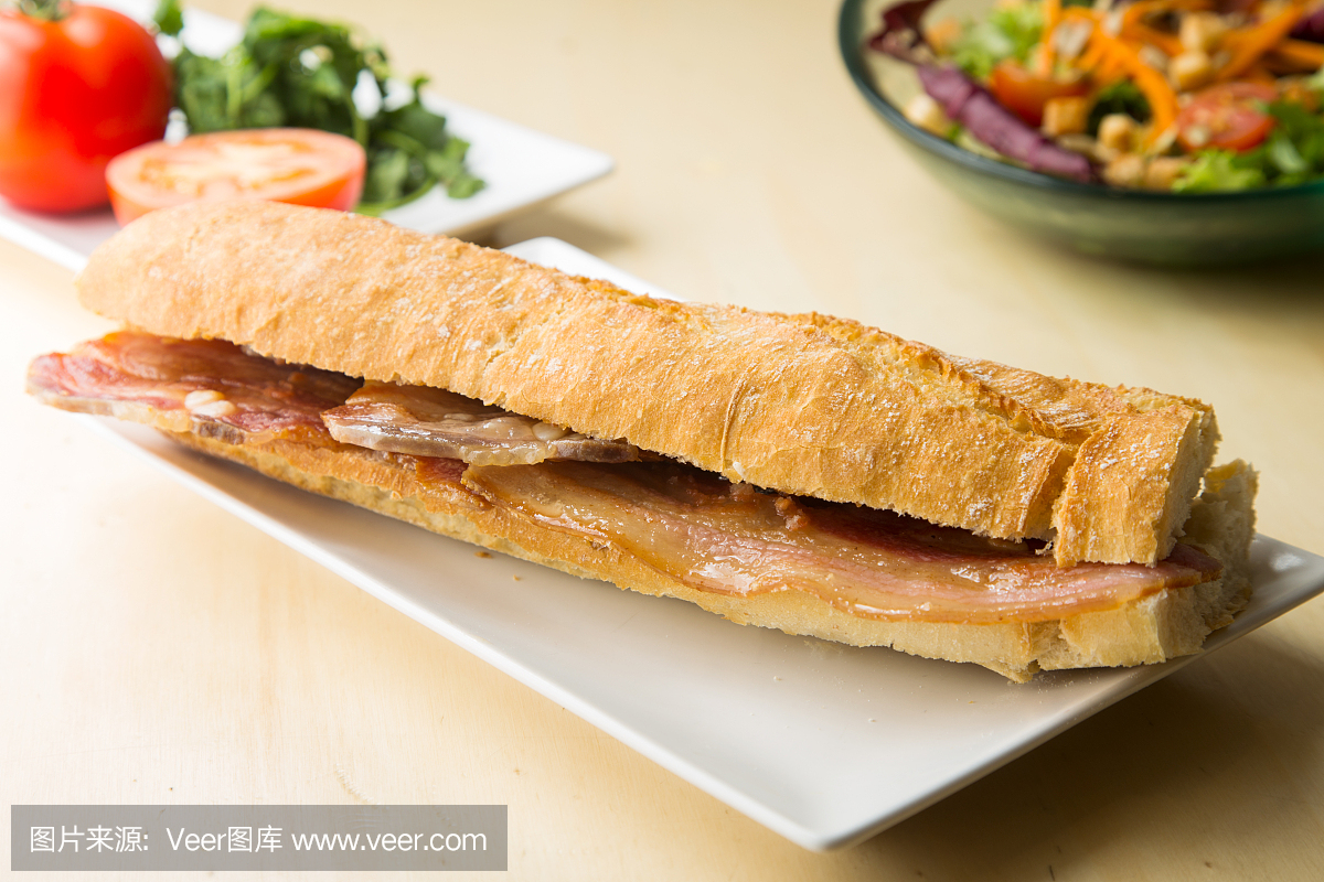 午餐,面包,食品,西班牙文化