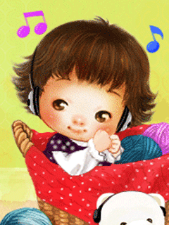 动态霓虹灯大图|霓虹灯-211kb 跳动的音符-手机图片壁纸_240x320_卡通