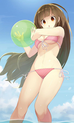 二次元萌妹手机壁纸