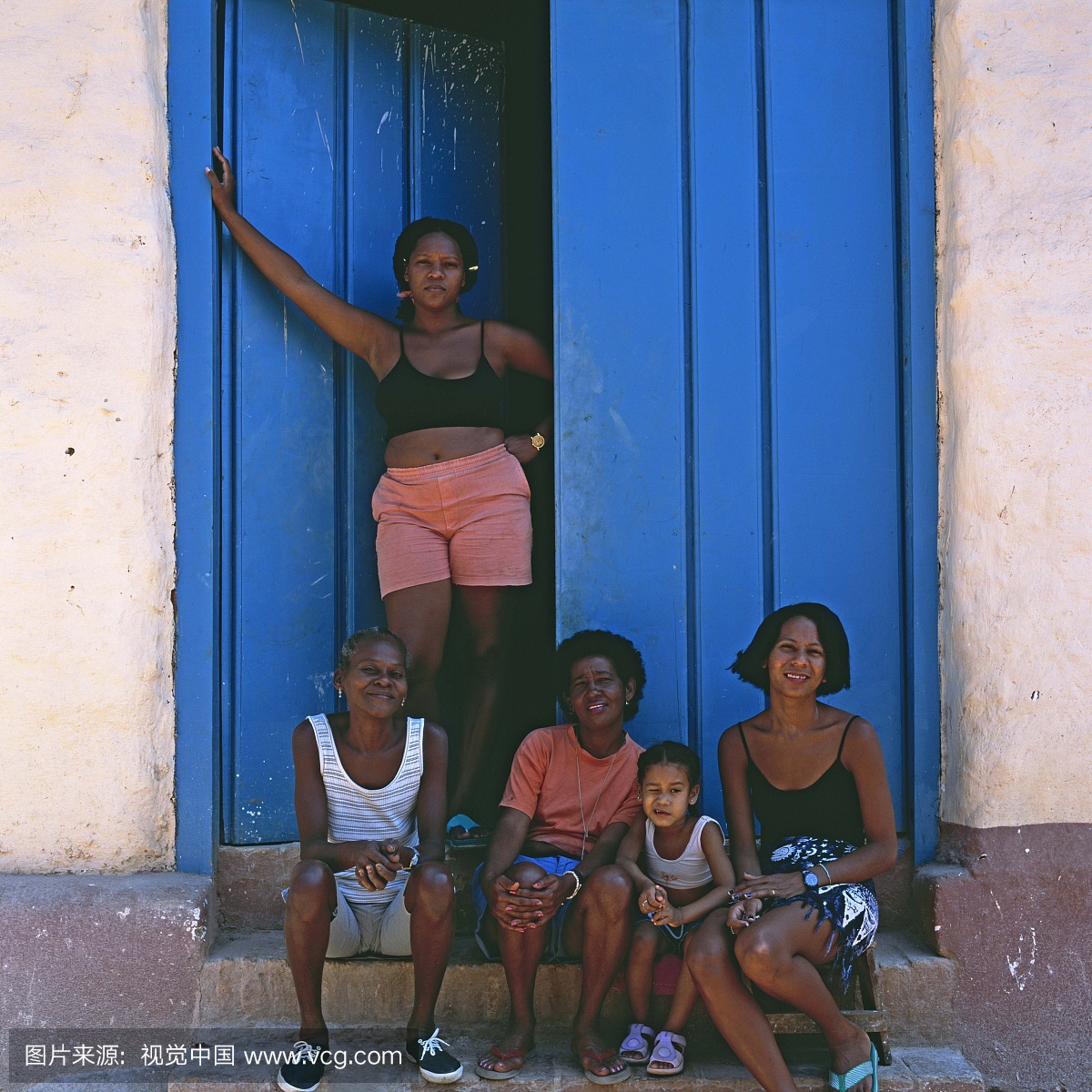 人口在门口,特立尼达,古巴