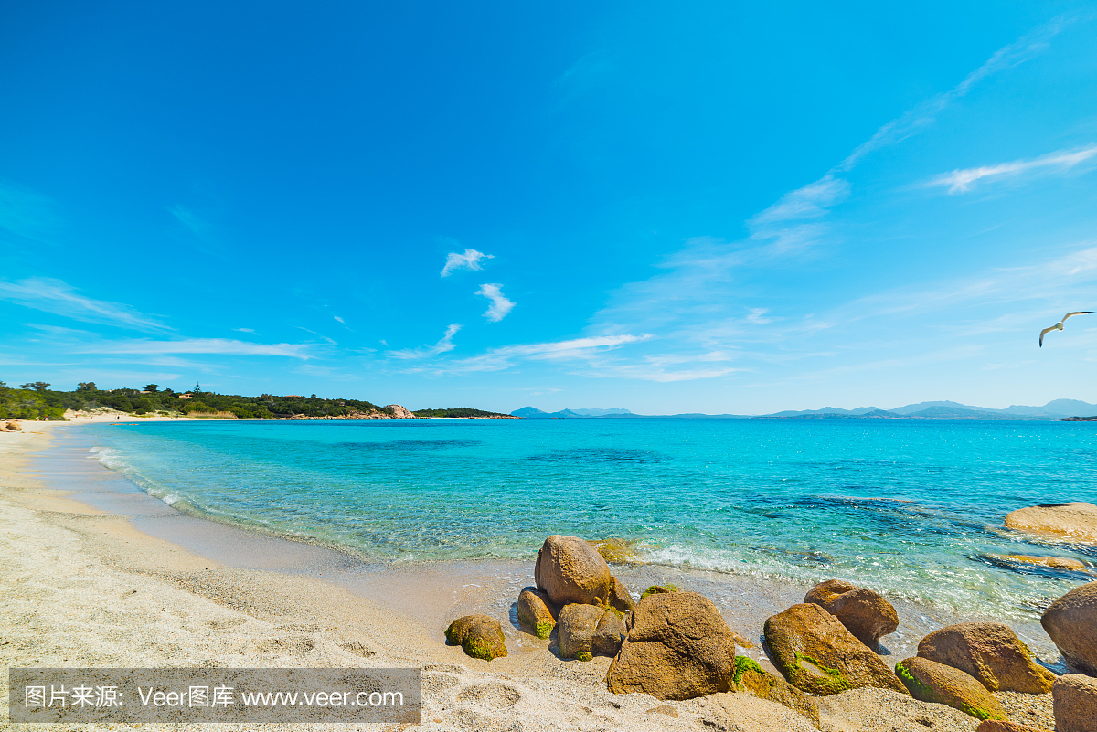蓝色的天空拉塞维利亚海滩