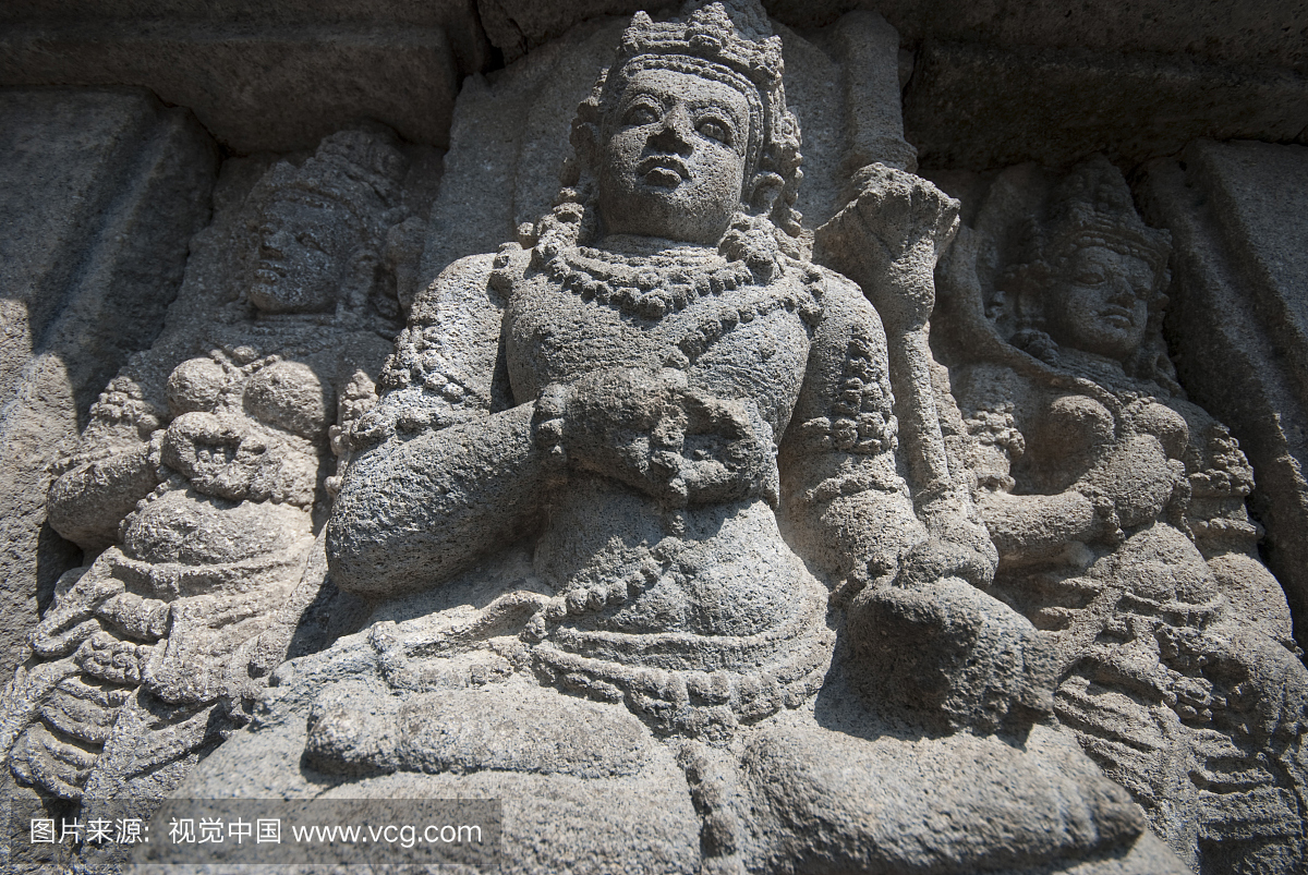 印度浮雕雕刻在普兰巴南。
