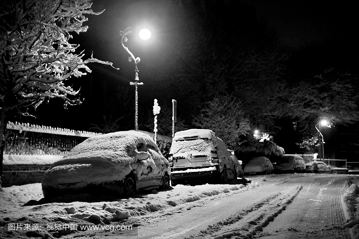 爱尔兰都柏林,雪,汽车,天气