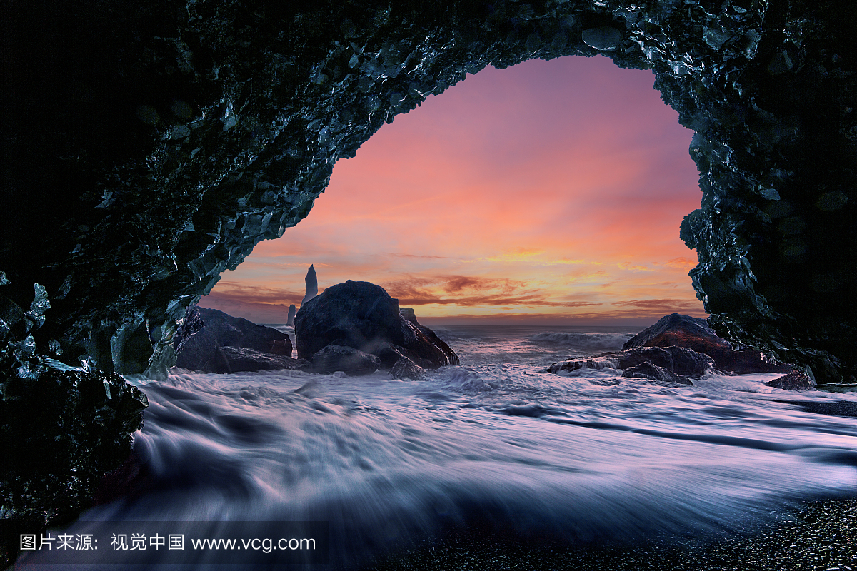 冰岛,冰岛共和国,延时摄影,低速摄影