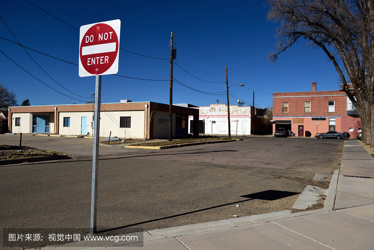 不要在美国新墨西哥州斯普林格输入标志