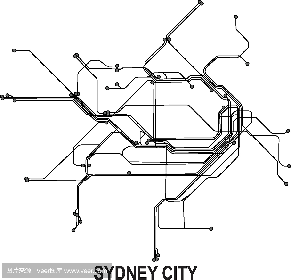 悉尼地铁地图