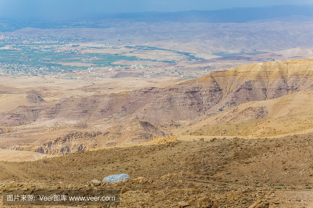 沙漠山景观,约旦,中东