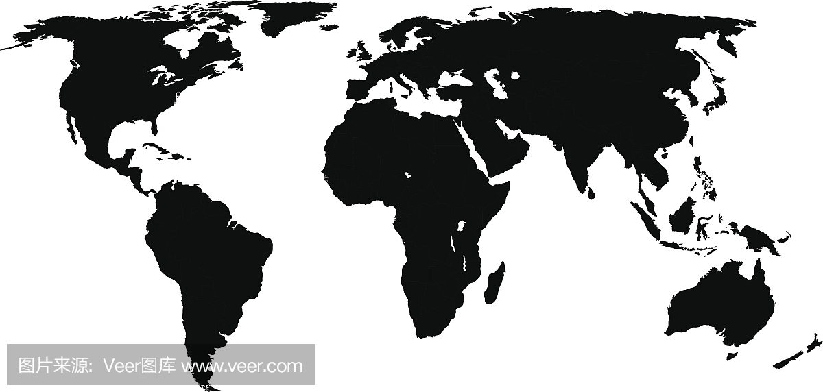 黑白地图的世界