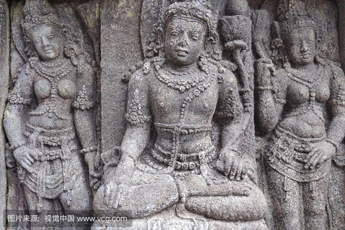 浮雕雕刻在普兰巴南神庙。