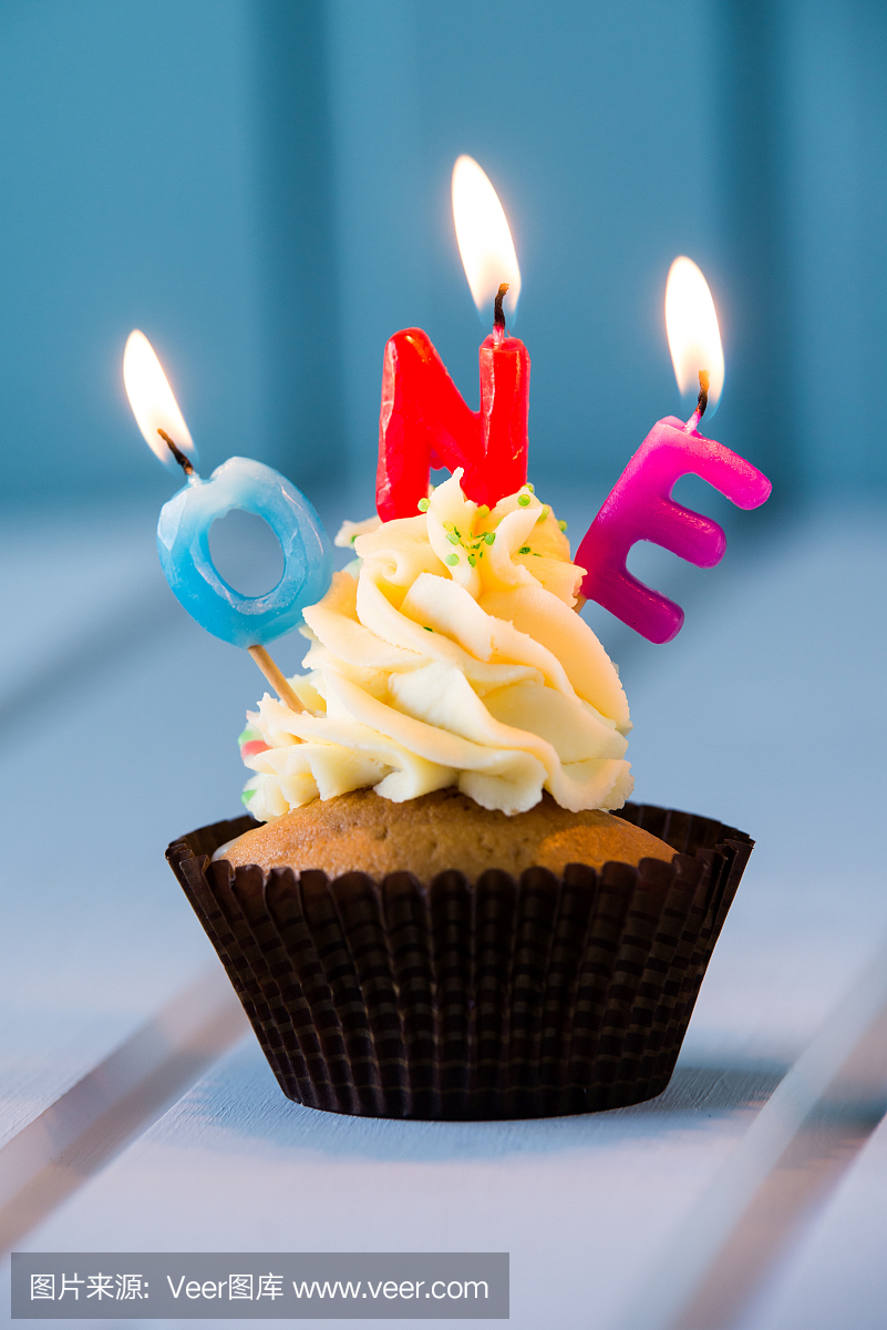 蛋糕用蜡烛1岁生日