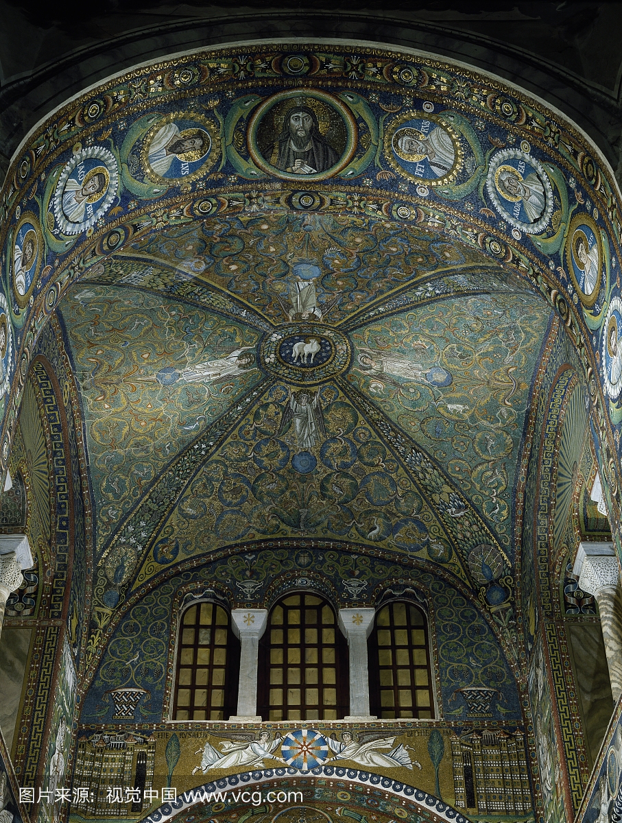 圣维塔大教堂,长老会拱和拱顶,拉文纳,艾米利亚