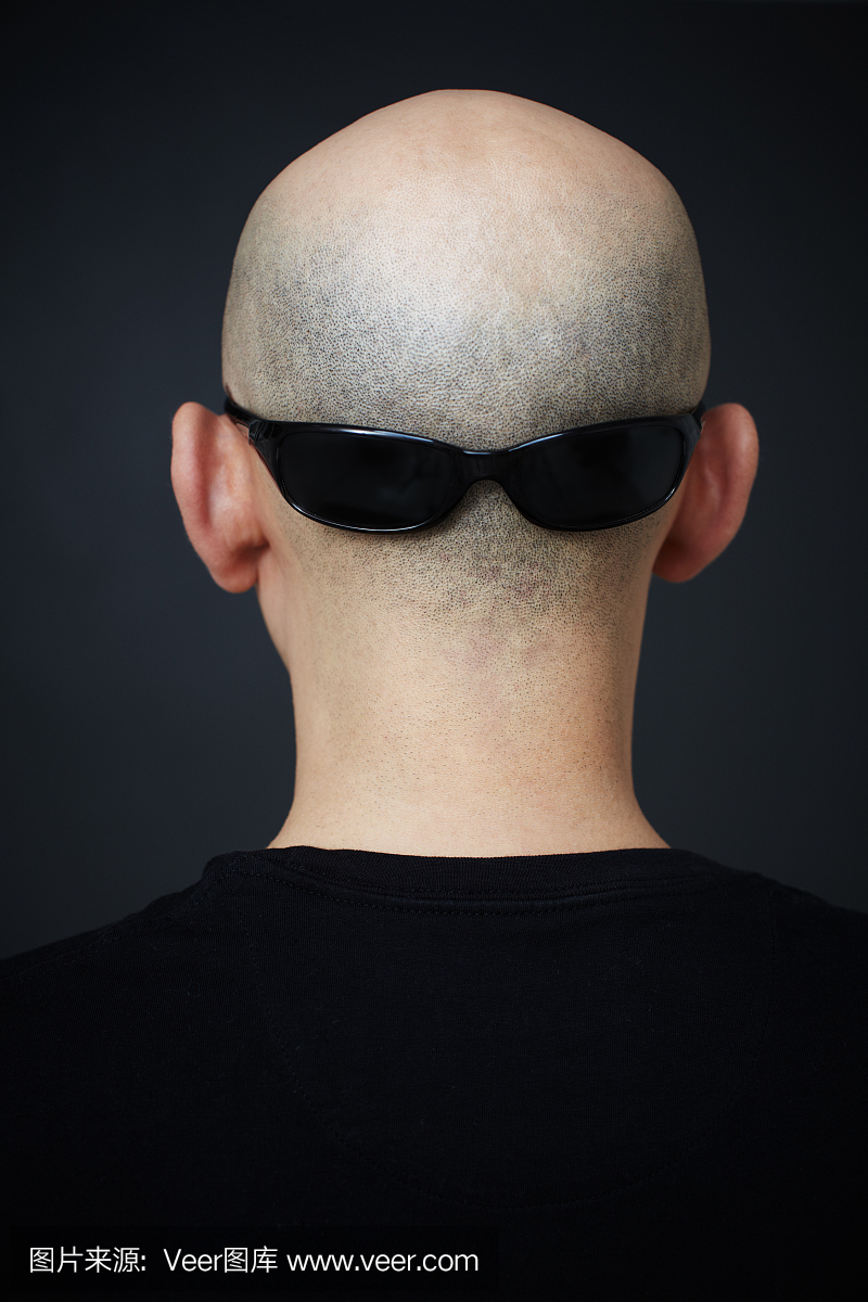 后脑勺,后脑,剃光头,剃头