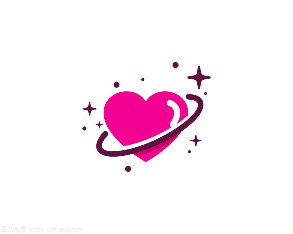 Love Planet Logo Icon Design Love Planet Logo Icon Design