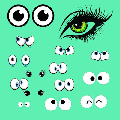 大眼睛卡通图片