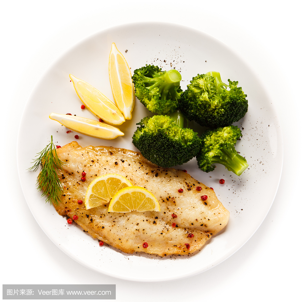 鱼菜 - 鱼片和蔬菜