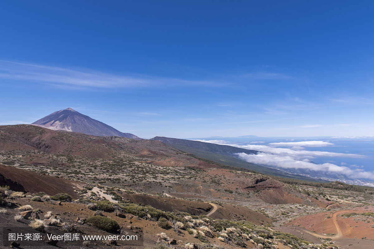 萨尔瓦多泰德火山,云景,世界遗产,云