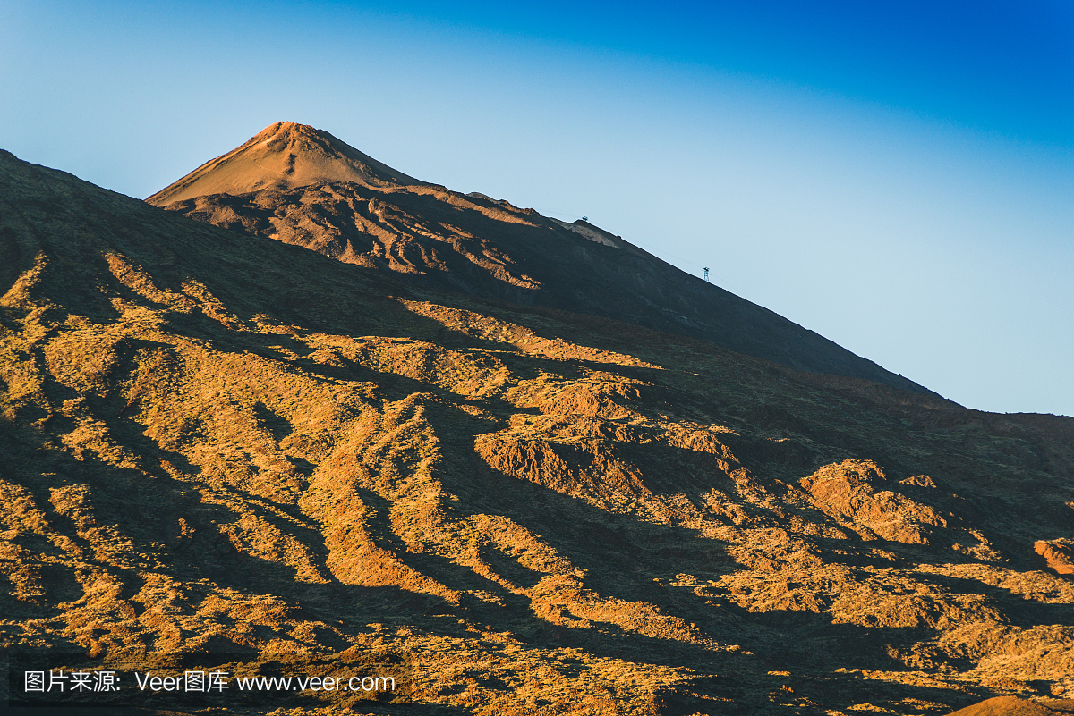 萨尔瓦多泰德火山,曙暮光,世界遗产,黄昏