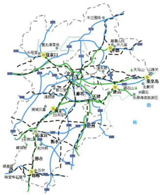 中国河北省地图全图图片