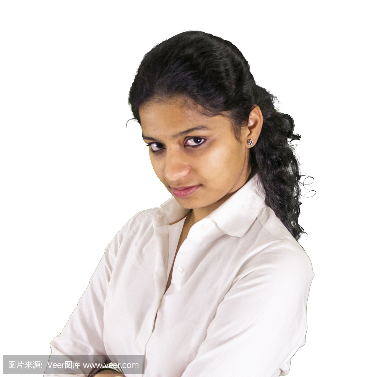 美丽的专业女人肖像。