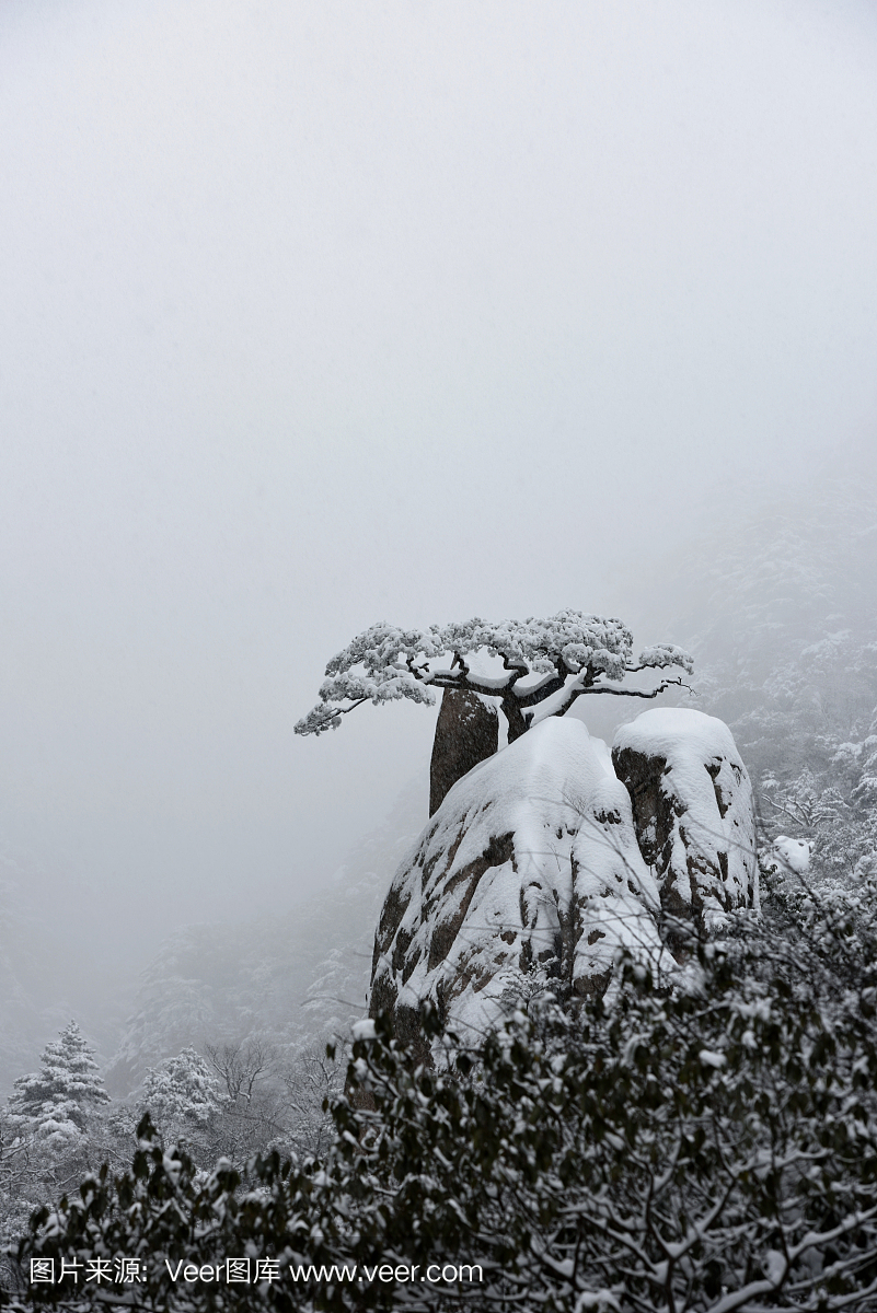 受到黄山中国北极漩涡的影响
