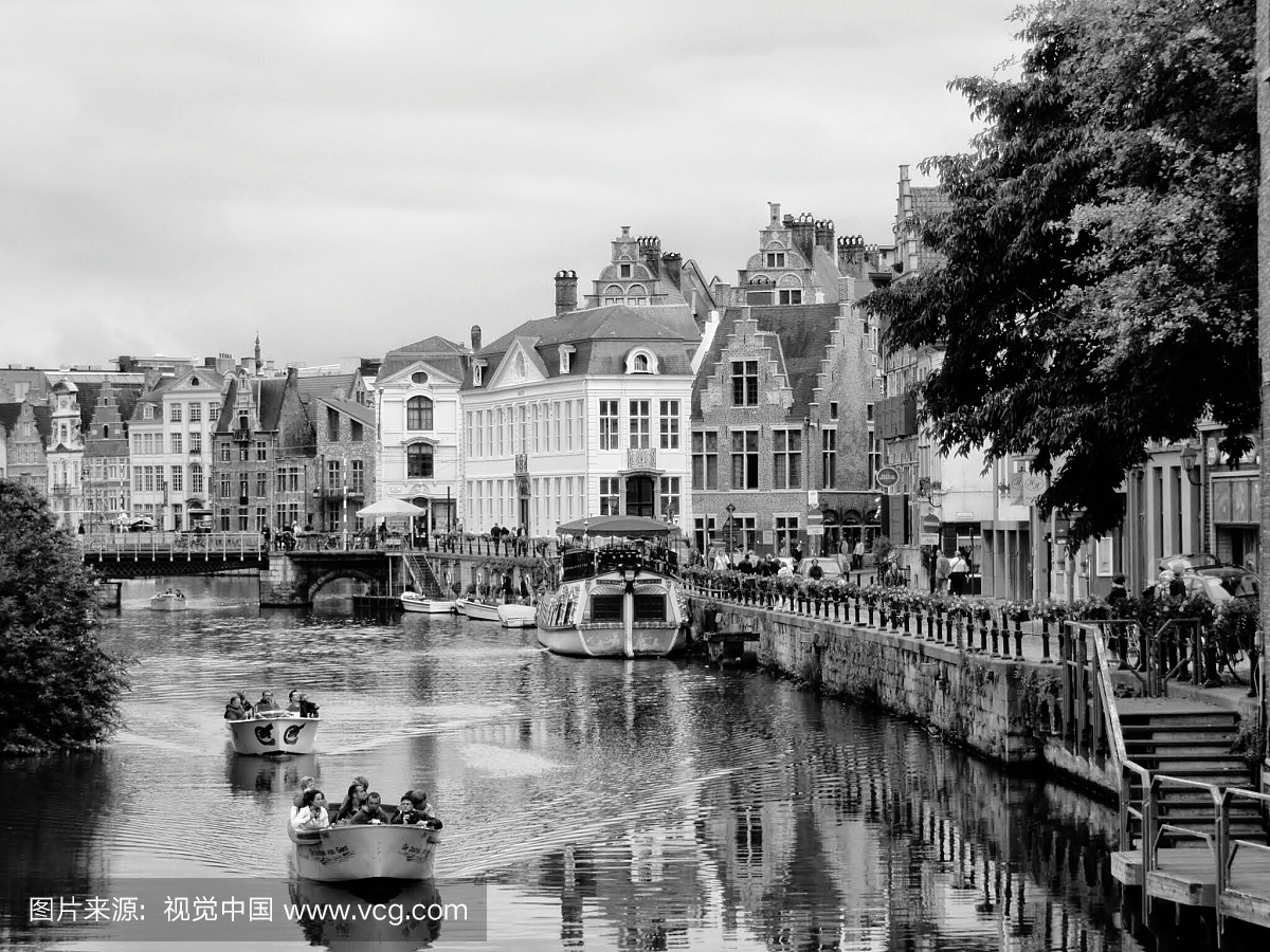 宁静,比利时,古城,城镇