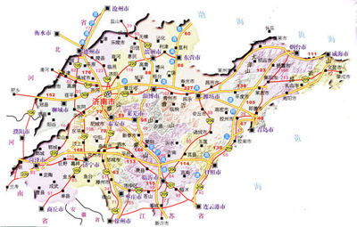 山东省交通图高清版图片