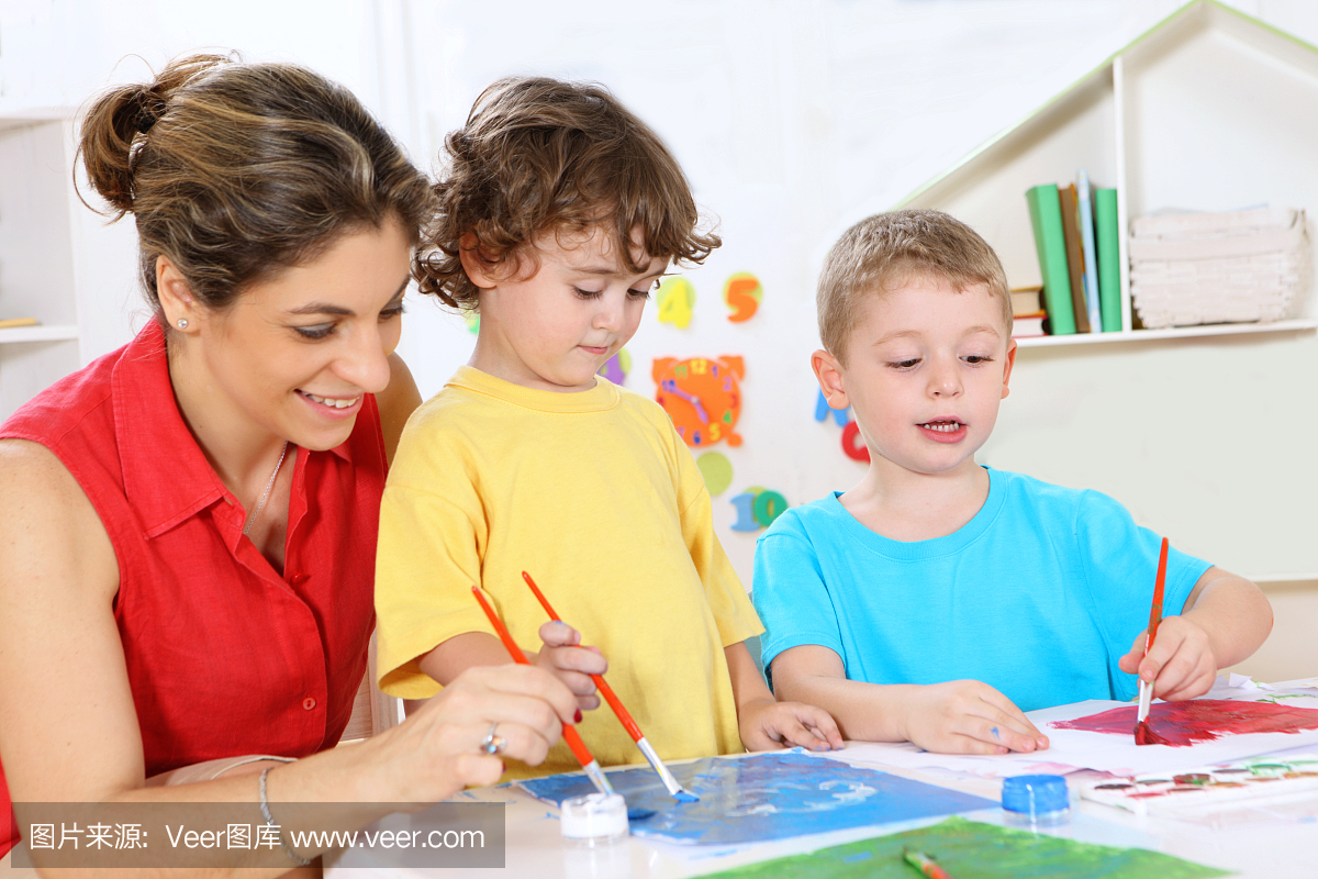 绘画作品,水平画幅,单身母亲,30岁到34岁