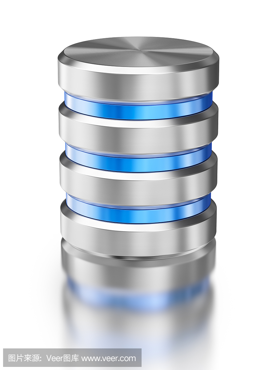硬盘驱动器数据存储数据库图标符号