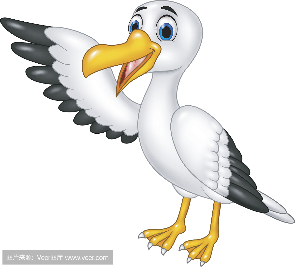 可爱的,野生动物,肖像,站