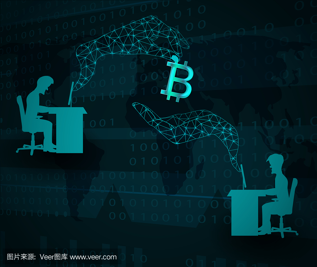 二进制码,0和1,二进制代码,矩阵