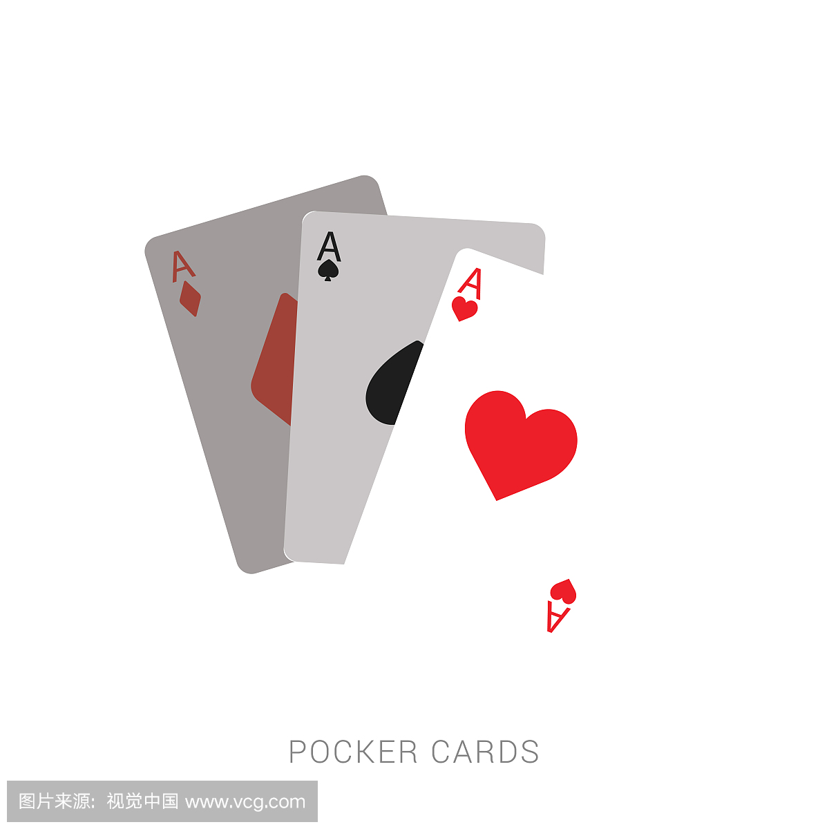 扑克牌刷红心手