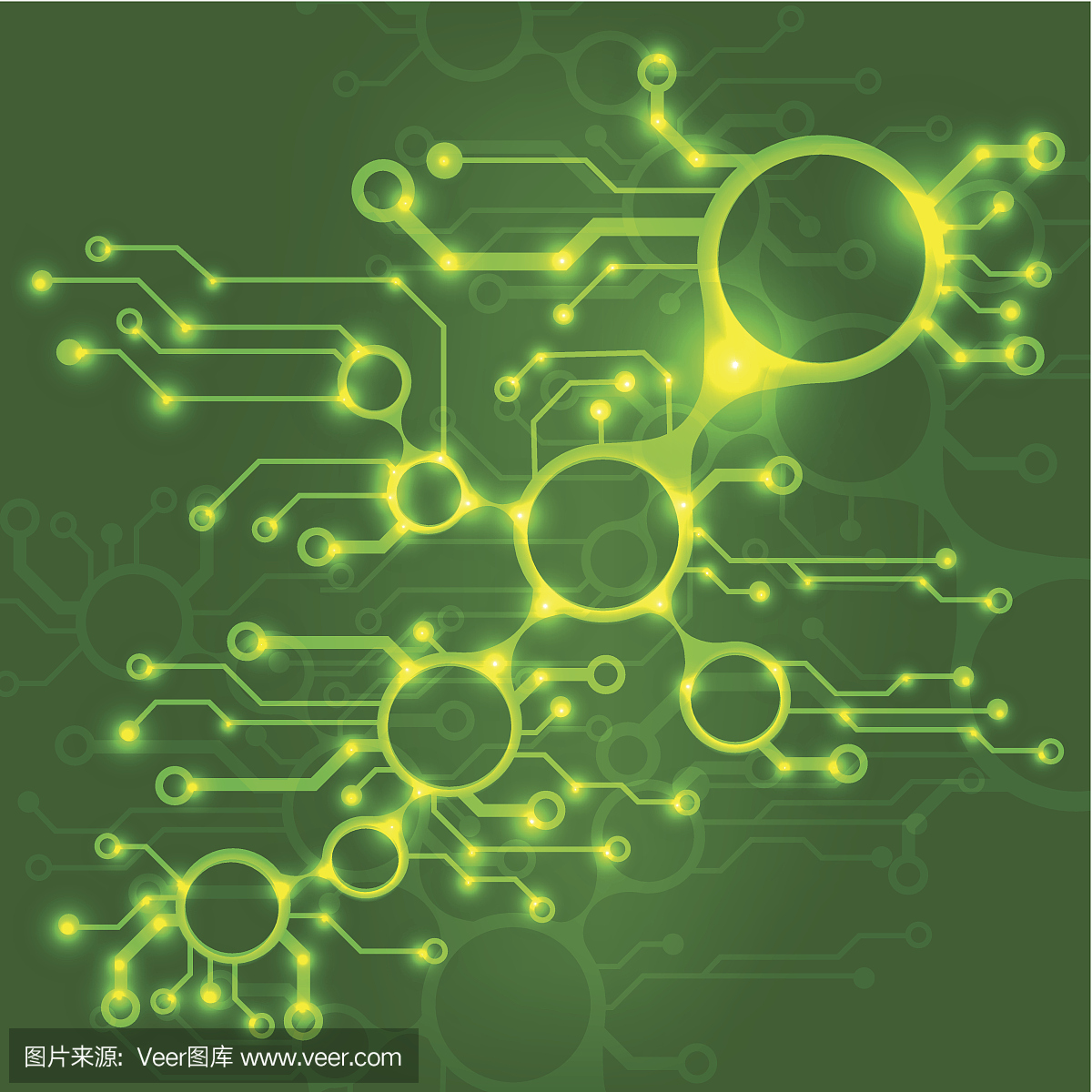 EPS10矢量电路板背景纹理