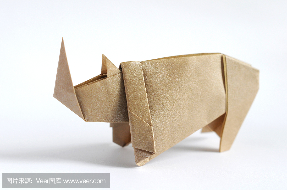 折纸犀牛