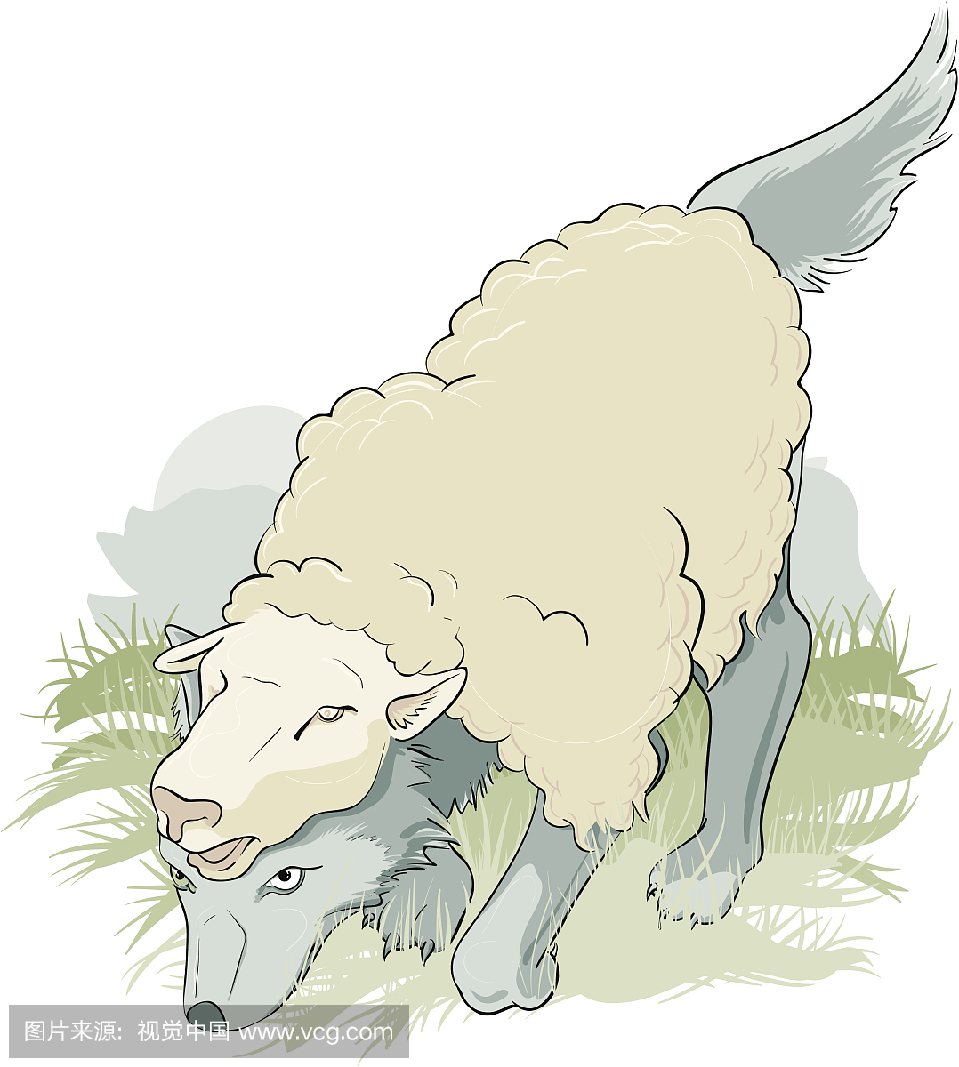 狼,猎狼,披着羊皮的狼,骗人的