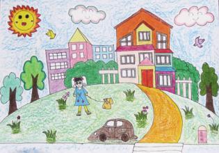 我的理想儿童画 - 图片家图片素材站!-19kb