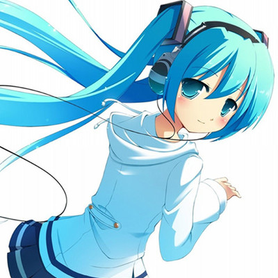 日本动漫人气歌手初音未来高清qq头像近百-70kb