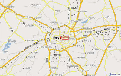 沈阳市交通地图图片