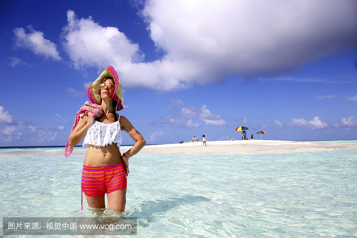 ing Beach Around A Small Sandbank Of Gulhi,