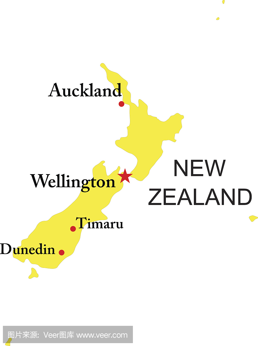 新西兰地图,奥克兰地图