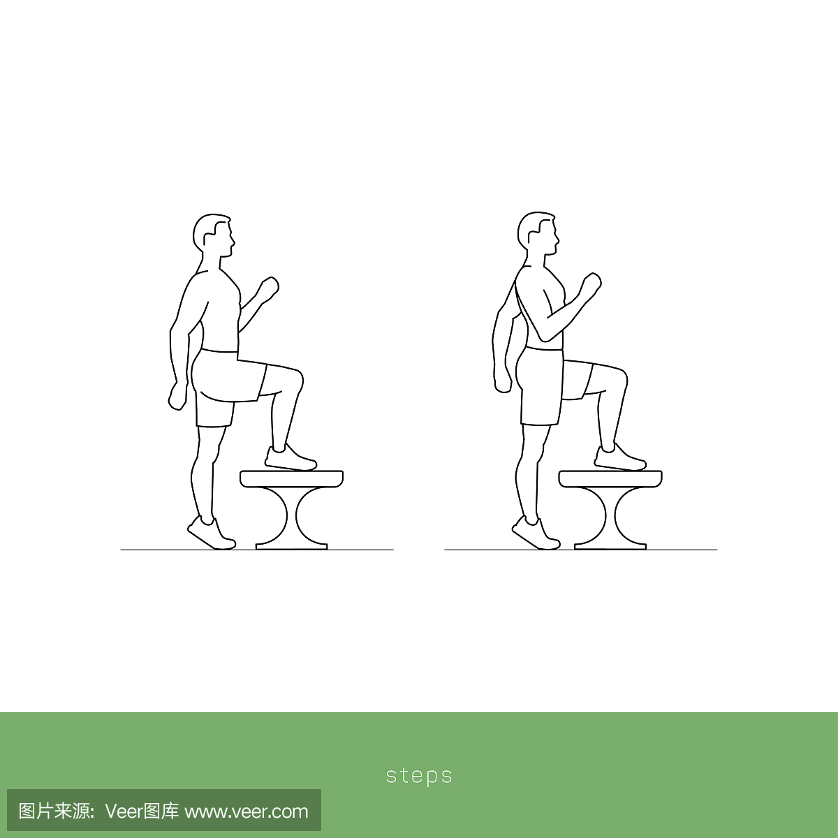 有氧踏板操,有氧踏板运动,踏板健美操,有氧健美