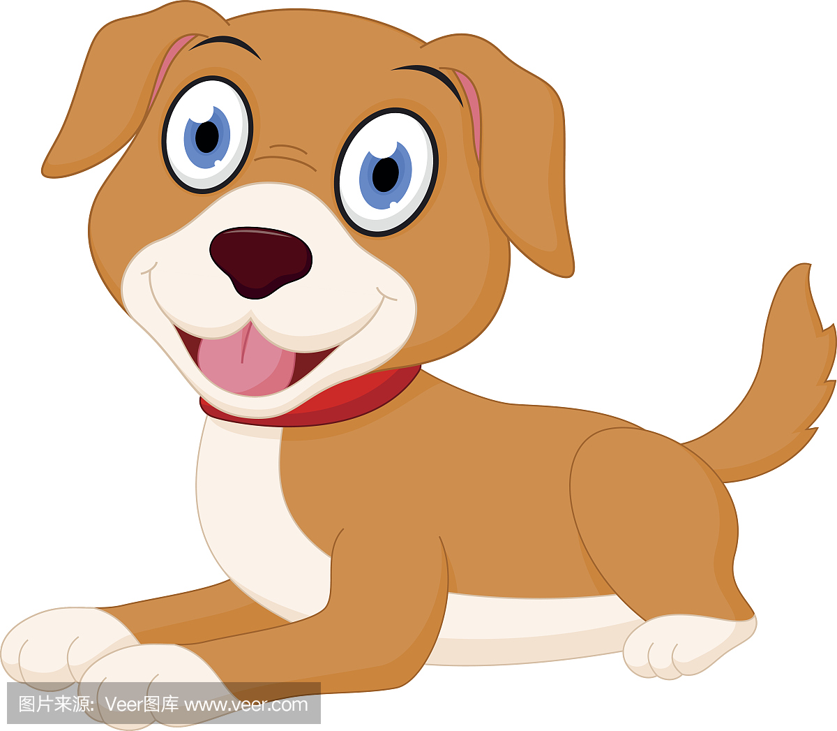可爱的狗卡通