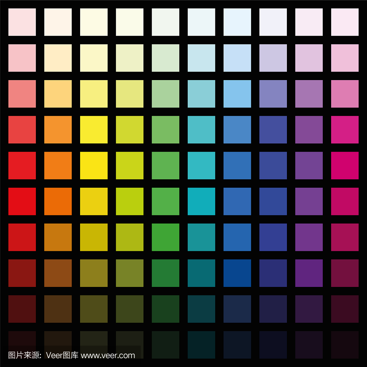 CMYK颜色,印刷色彩,全彩印刷,CMYK模式